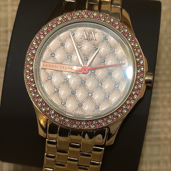 Armani Exchange Rose Gold Watch - Picture 4 of 5